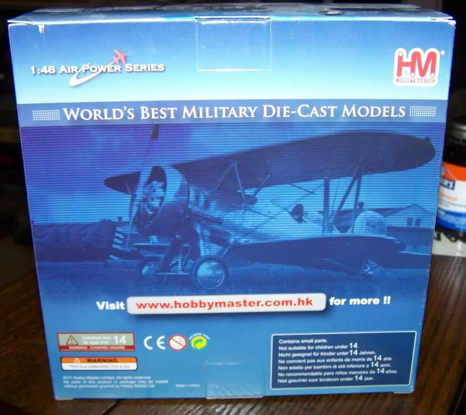 Modelo fundido a presión Boeing F4B-4 / P-12E Ha7908 HobbyMaster 1:48, NAS Anacostia años 30 Foto 3 de 4