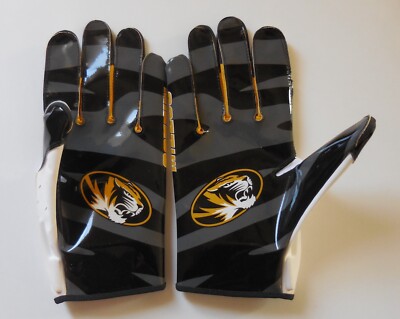 Nike Vapor Jet 5.0 Football Gloves NCAA Team Missouri Mizzou