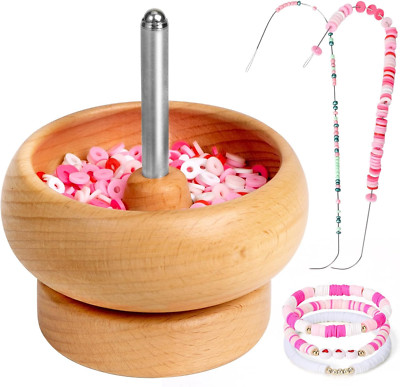 Effortless Bead Spinner: Craft Stunning Jewelry with Needles & 3000 Seed Beads!