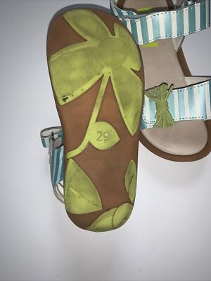 Umi kidsさん専用 Umi Girls Sz 11.5 Shoes Alize Sandals Kids Light Blue Striped | eBay