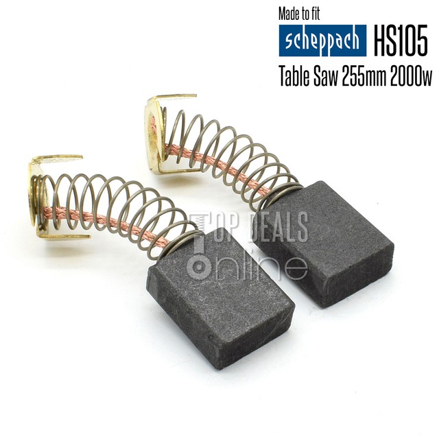 Carbon Brushes for scheppach HS105 Table Saw 10" 255mm 2000w for sale online eBay