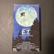 E.T.: The Extra-Terrestrial VHS, 1982 Steven Spielberg Green Tape 1988 Release