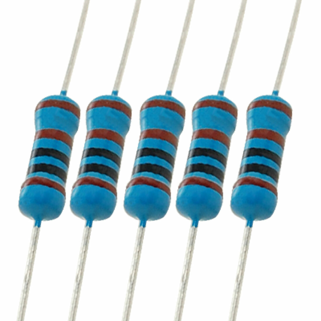 HUABAN 100 stuks 0,5 watt, 1/2 W, 820 K ohm, 1% metaalfilmweerstand HUABAN 100 stuks 0,5 watt, 1/2 W, 820 K ohm, 1% metaalfilmweerstand