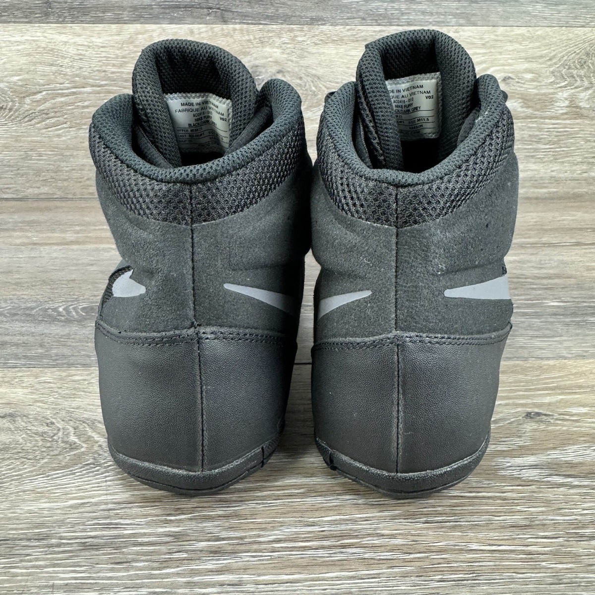 Nike Fury Black Wrestling Shoes MMA Boxing Athletic AO2416  display picture 2