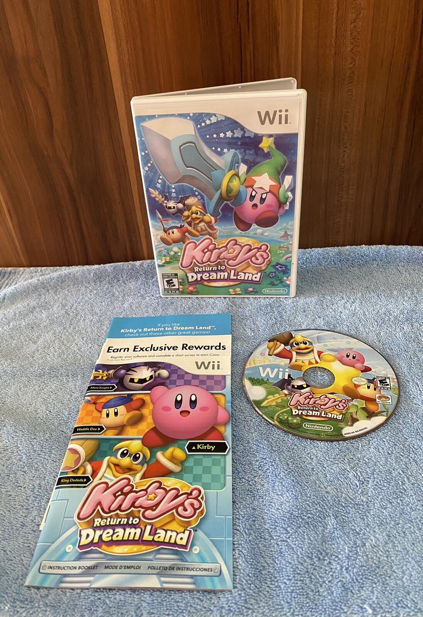 Kirby's Return To Dream Land (Nintendo Wii, 2008) CIB w/ all