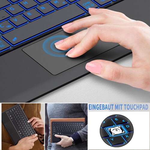 QWERTZ Tastatur Maus Schutz Hülle Für Samsung Galaxy Tab S10 S9 FE S9 S8 S7 11" - Bild 78 von 90