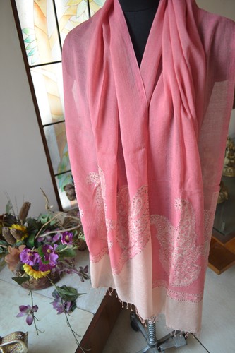 WOMEN'S FASHION CASHMER~EMBROIDERY SHAWL ~ Beaded JAMAVAR PASHMINA : 16 DESIGNS - Picture 2 of 8