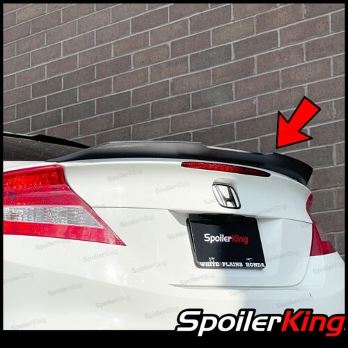 Rear DUCKBILL Trunk Lip Spoiler Wing (Fits: 2012-2015 Honda Civic 2dr FG3) 467BC - Picture 1 of 12