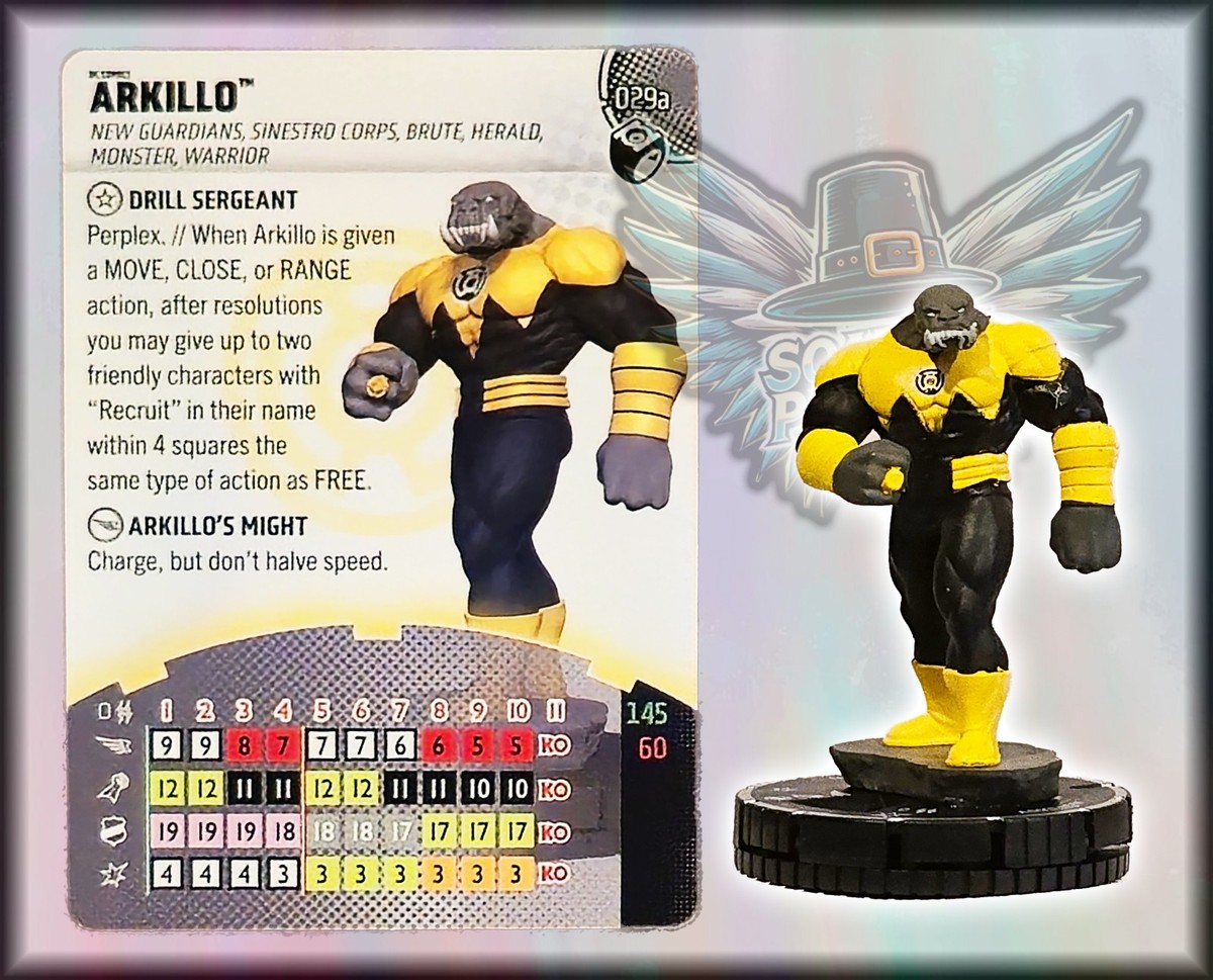 DC Heroclix ARKILLO - 029a - RARE Lantern Legacy Set | eBay