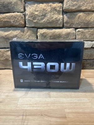 EVGA Power Supply 430W 80Plus 100-w1-0430-KR NEW SEALED