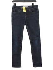 Topshop Women's Jeans W 28 in Blue Cotton with Elastane Skinny