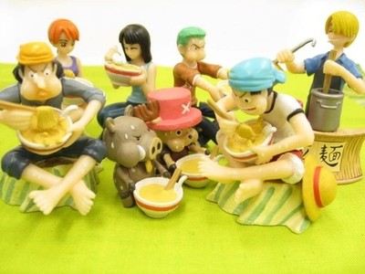 ONE PIECE Gashapon DIORAMA WORLD PART 4 Set 7 Figuren Sammlung BANDAI JAPAN