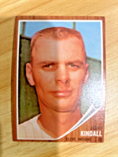 1962 Topps  Baseball Jerry Kindall, Cleveland Indians #292