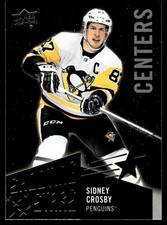 2018-19 Upper Deck Shooting Stars Centers Black Sidney Crosby Pittsburgh