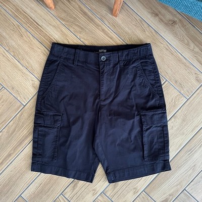APT.9 Herren Multi-Pocket Cargo Shorts Y2K vintage Carhartt style schwarz 30
