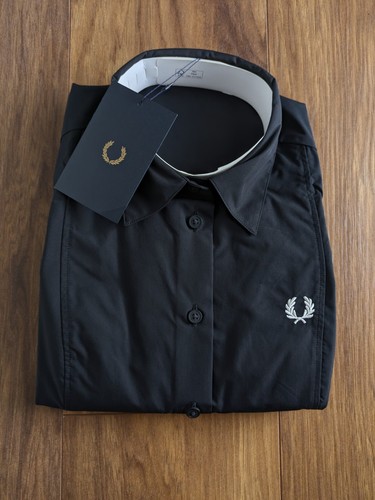 Fred Perry Black Sleeveless Dress Size UK 10 - Picture 3 of 6