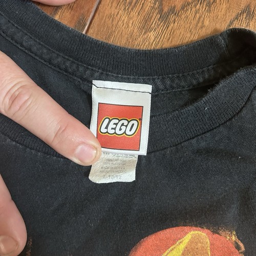 Lego Ninjago Masters of Spinjituz Boys Large 10/12 Black Sleeveless Shirt, B#99 - Picture 3 of 4