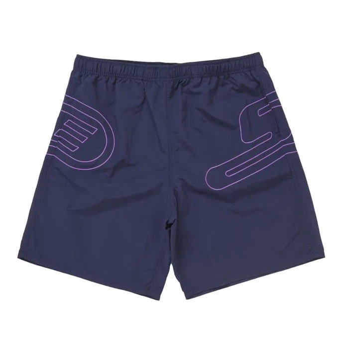 Pantalón Corto Supreme Big Logo Nylon Azul Marino Talla L SS25 Foto 3 de 3