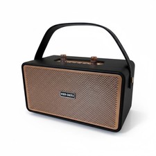 Ven-Dens Portable Speaker | Rechargeable Bluetooth Speaker, AUX, FM Radio, USB-C