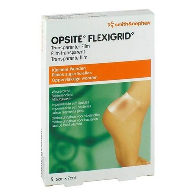 Opsite Flexigrid transparent Wund · 5 St · PZN 00081725