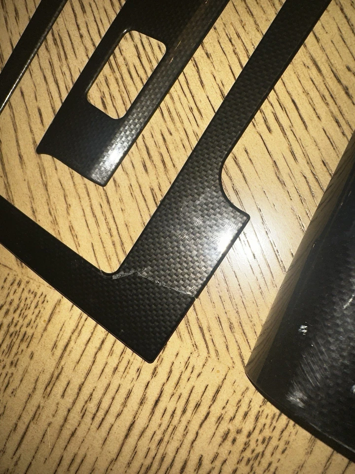 04-08 Acura Tl Oem Carbon Fiber Accessory Steering Wheel And Trim Pieces - Image 2 of 4