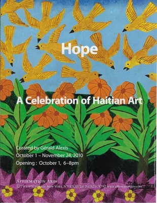 2010 SALNEVE PHILIPPE-AUGUSTE Haitian Art Gallery Exhibit Ad