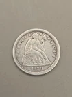 1859 Seated Liberty Silver Dime 10c