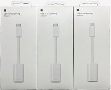 Bulk Lot of 3pcs Apple USB-C To Lightning Adapter