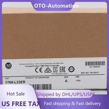 New Allen-bradley 1769-l33er Compactlogix Enet Controller 1769l33er Us Free Tax New Allen-bradley 1769-l33er Compactlogix Enet Controller 1769l33er Us Free Tax