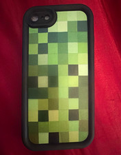 Minecraft Creeper Green Pixel Pattern Hard Plastic Case for iPhone 7/8