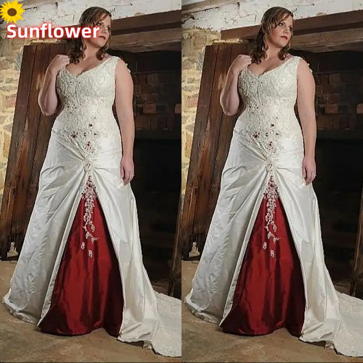 ivory mermaid bridesmaid dresses Mermaid Unique Romantic Vintage Ivory Beach Wedding Dresses WD027 –  bridalsew main image 0