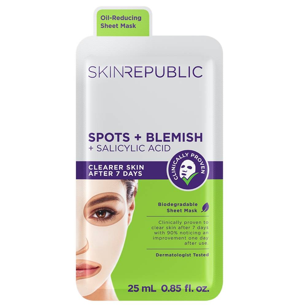 Skin-Republic Skin Republic Spots & Blemish Sheet Mask 25Ml - Image 2