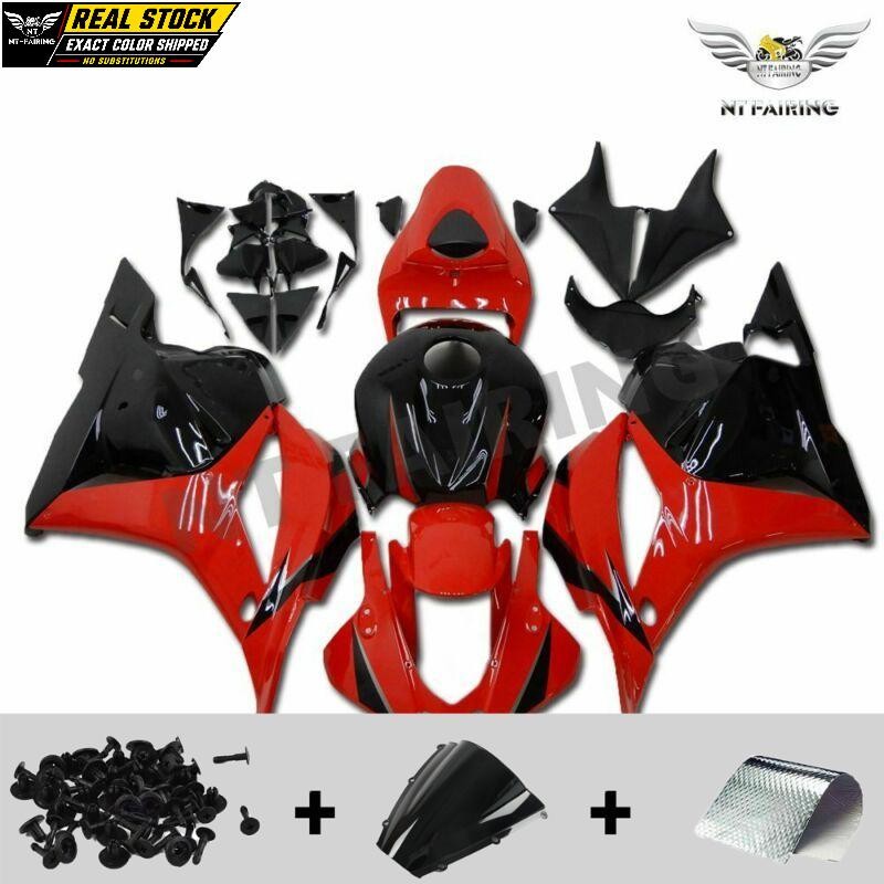 HONDA CBR600RR カウルセット マットブラック グランプリレッド Red Black Fairing for Honda CBR600RR 2009 2010 2011 2012 Injection