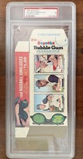 1965 Bazooka Complete Box #13/14/15 Veale, Clemente, Callison PSA 5