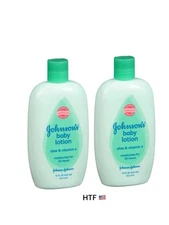 Johnson's Baby Lotion with Aloe and Vitamin E - 15 oz New & Sealed - 2 Bottles