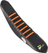 Dcor Ribbed Seat Cover Black/Black/Orange KTM 450 SX-F/250 SX-F/350 SX-F/125