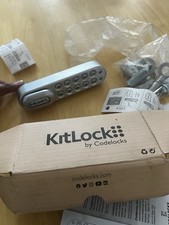 NEW Codelocks Kitlock KL1200 Electronic Locker and Cabinet Code Lock - CHROME
