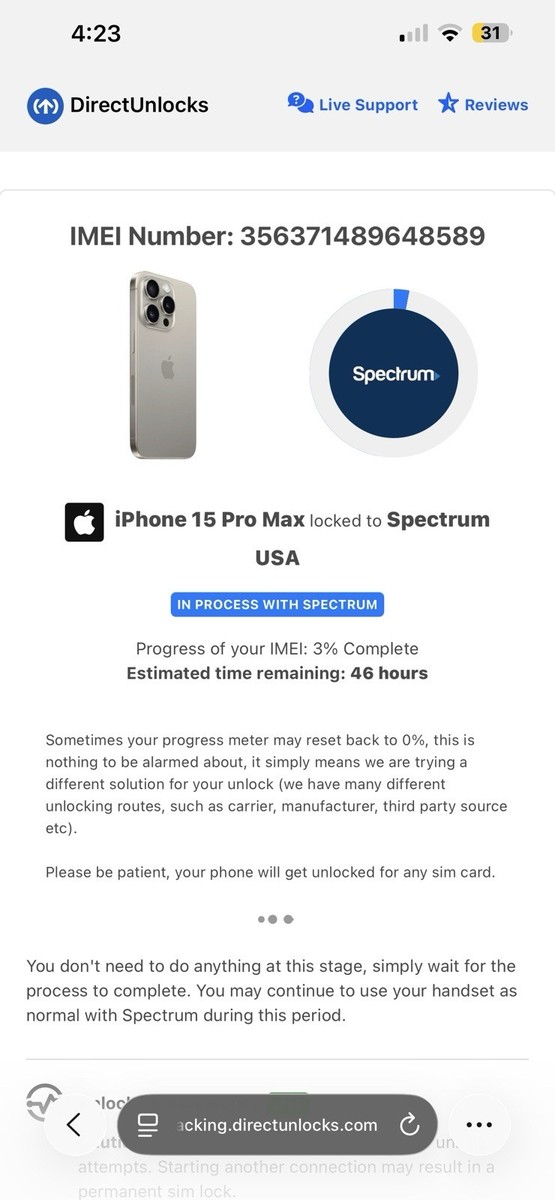 Apple iPhone 15 Pro Max 256GB Silver Spectrum Locked iOS 16.4.1 | eBay