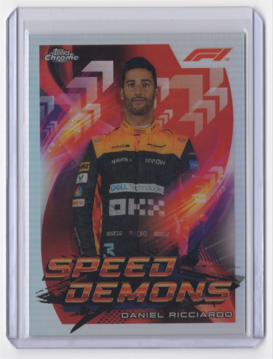 2022 Topps Chrome Formula 1 Speed Demons Daniel Ricciardo McLaren #SD-DR