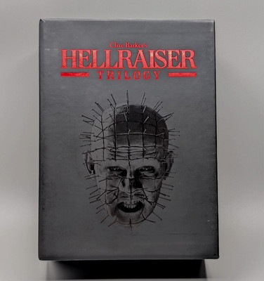 Hellraiser Trilogy Black Box 4 Mediabooks Blu-Ray + DVD + Hardcover-Buch + Doku