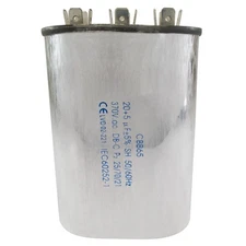 Appli Parts Dual Run Capacitor for ac 20+5 Mfd uF (microfarads) 370VAC CBB65 Ova