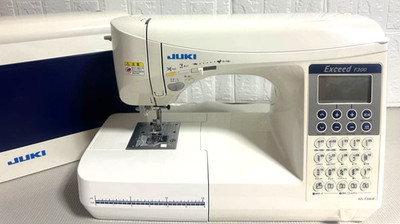 JUKI HZL-F300JP Exceed Computerized Sewing Machine 106 Stitch Box Feed Serviced