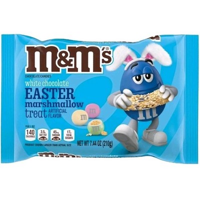 M&M's 7.44 oz. EASTER MARSHMALLOW TREAT White Chocolate Candies ** BB 09/2026 **