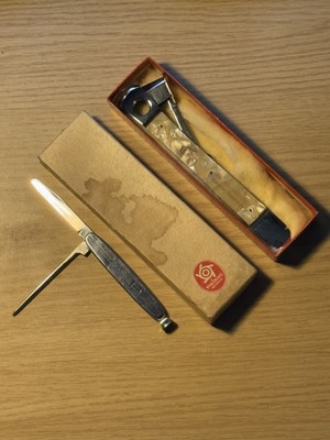 Pfeilring Solingen 5650 DBGM und Richards of Sheffield Pipe Smokers Knife