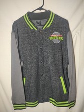 2015 NICKELODEON VIACOM TEENAGE MUTANT NINJA TURTLES LOGO JACKET MEN'S XL TMNT