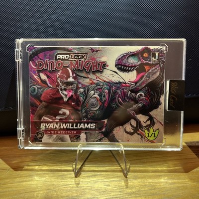 2025 Wild Card Dino-Might Prolook Football - True 1 of 1 Ryan Williams (RC)