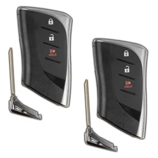 2x Remote Key Fob 3-Button for 2020-2025 Lexus ES250 ES300H ES350 (HYQ14FBZ)