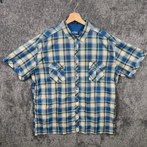 Chemise Homme Simms Pearl Snap 2XL - Manches Longues, Ventilée - Pêche Extérieur - Multicolore