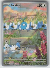 Swablu Holo 213/182 Illustration Rare Paradox Rift Pokemon NM