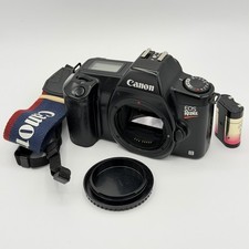 Canon EOS Rebel II 35mm Film SLR Camera Body, Strap Cap and Battery - TESTED